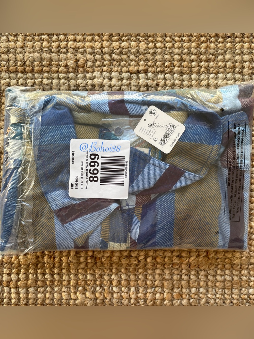 NWT Free People We The Free So Long Summer Plaid Top - Picture 5 of 16